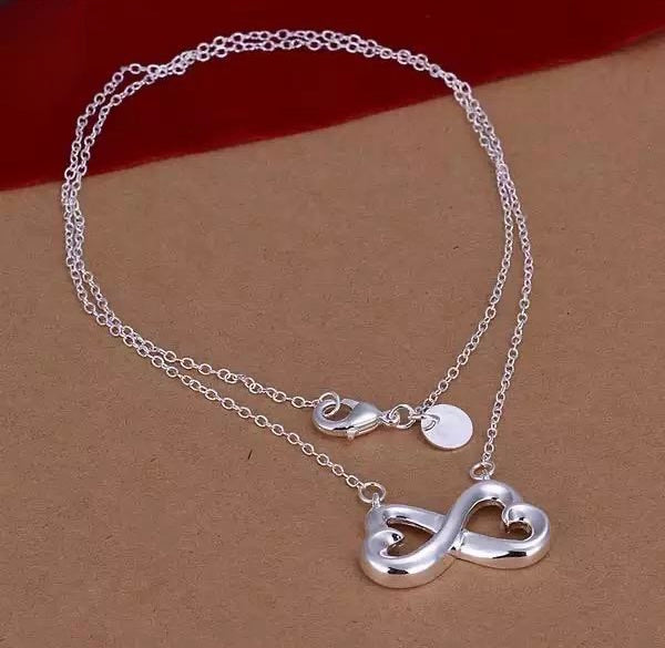 925 Silver Infinity Necklace