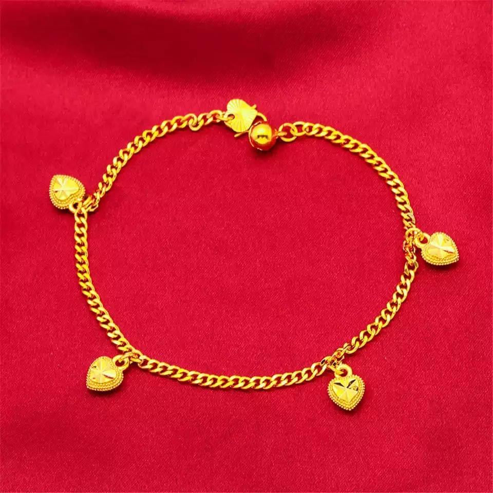 24K Gold Plated na Bracelet