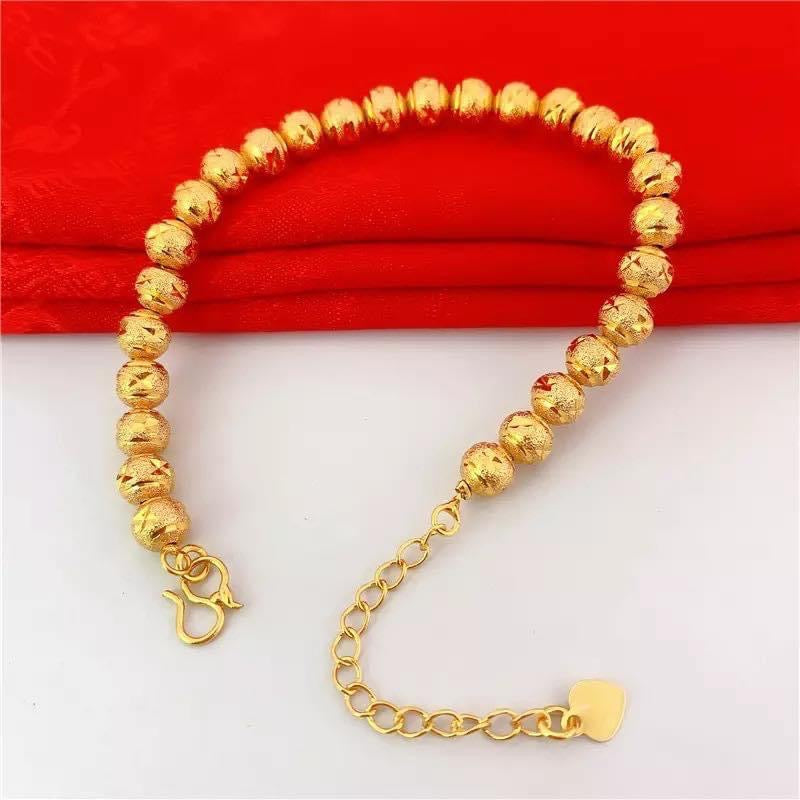 24K Gold Plated na Bracelet